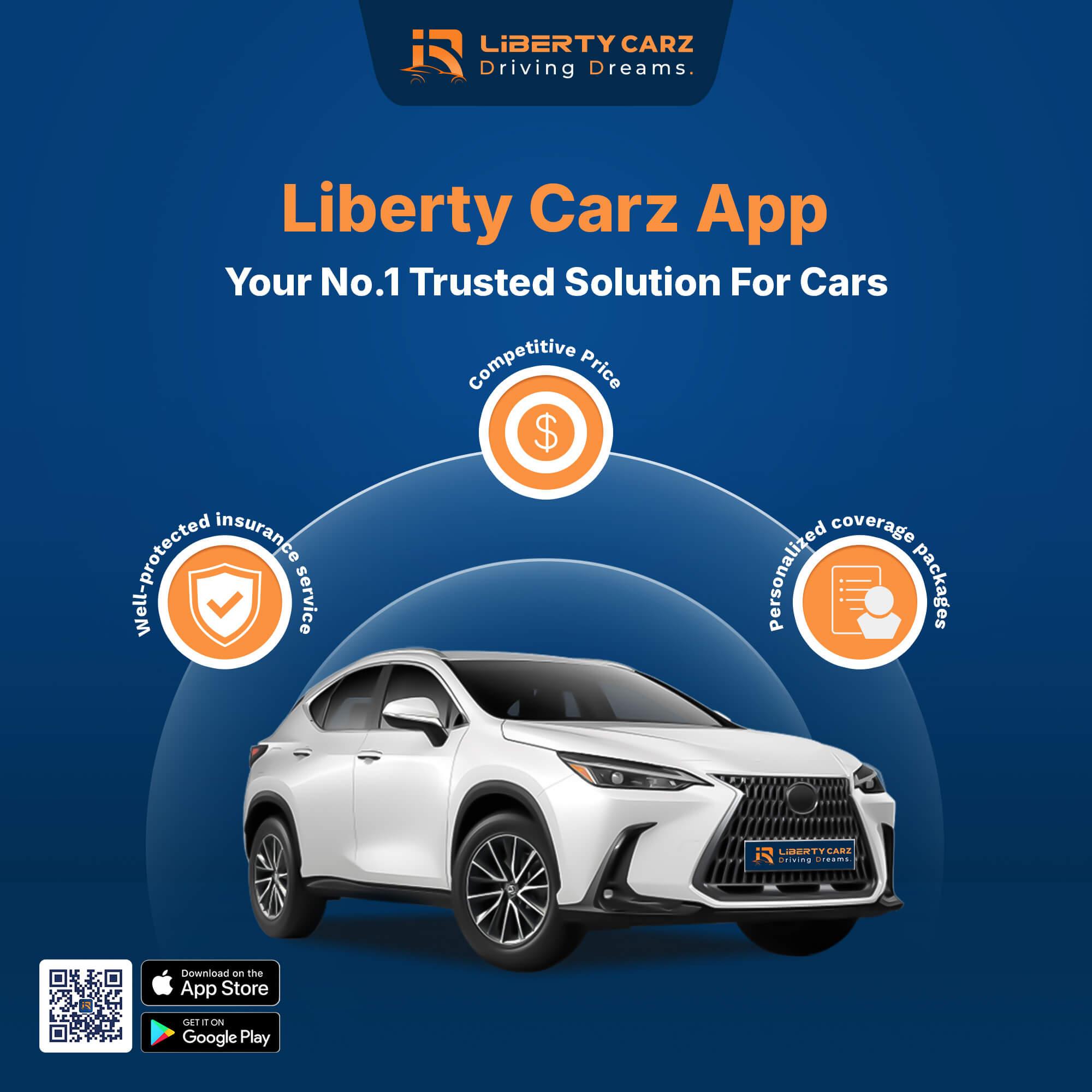 Liberty Carz App launches the Car Insurance package to optimize the user experience.